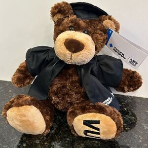 Victoria University Graduation Bear with cape & cap. Size 14” with Tags